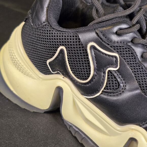 True Religion Rory Black Chunky Platform Sneakers Women's Size 7.5 - Picture 6 of 9